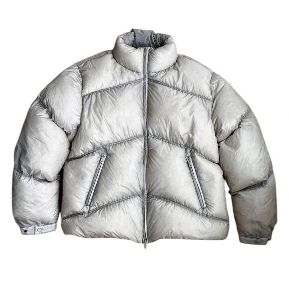 Represent Washed Puffer Down Jacket - Picture 2 of 6